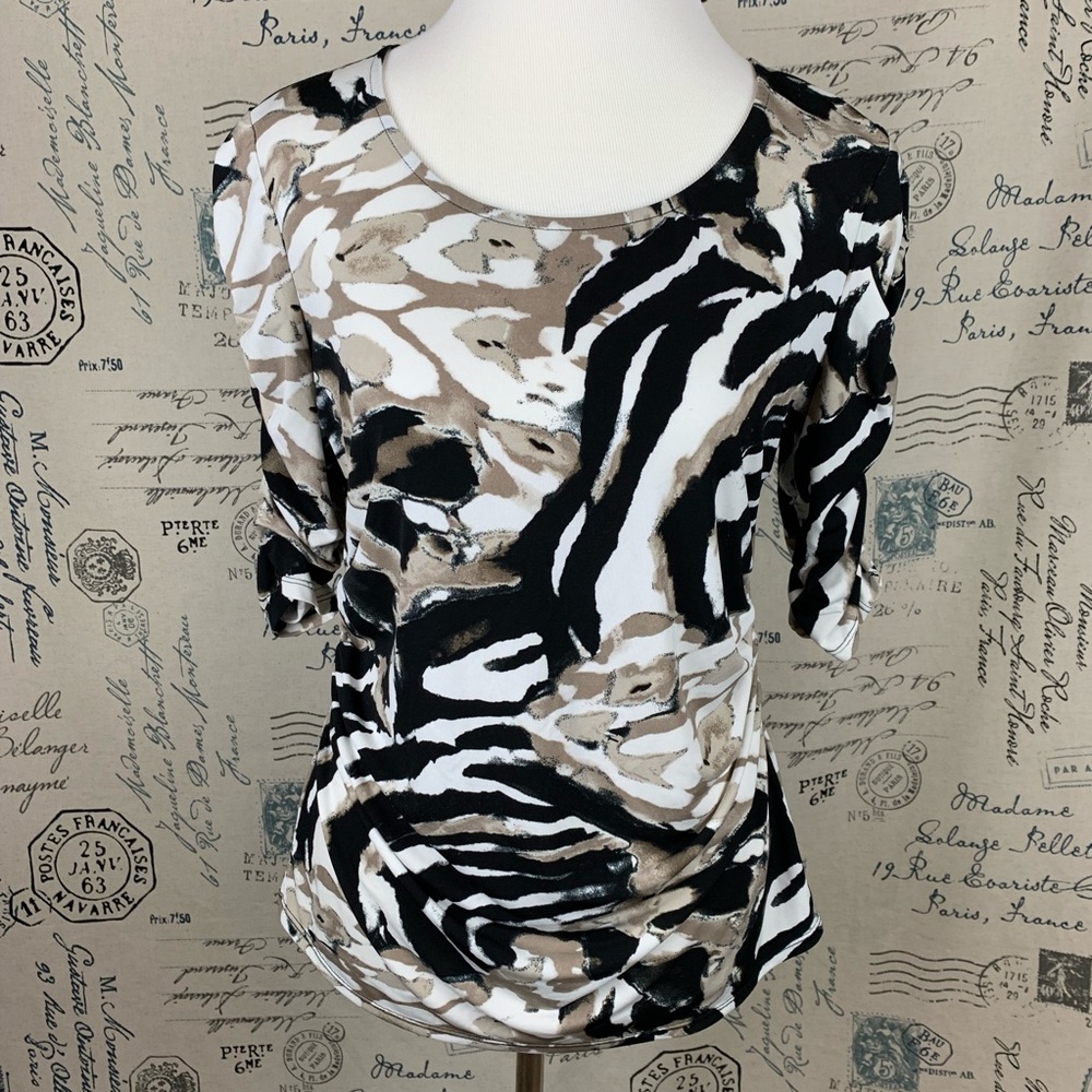ALFANI Women’s Blouse 3/4” Sleeves Size Medium